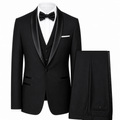Men's Slim Fit Three Piece Tuxedo Shawl Collar Weddings