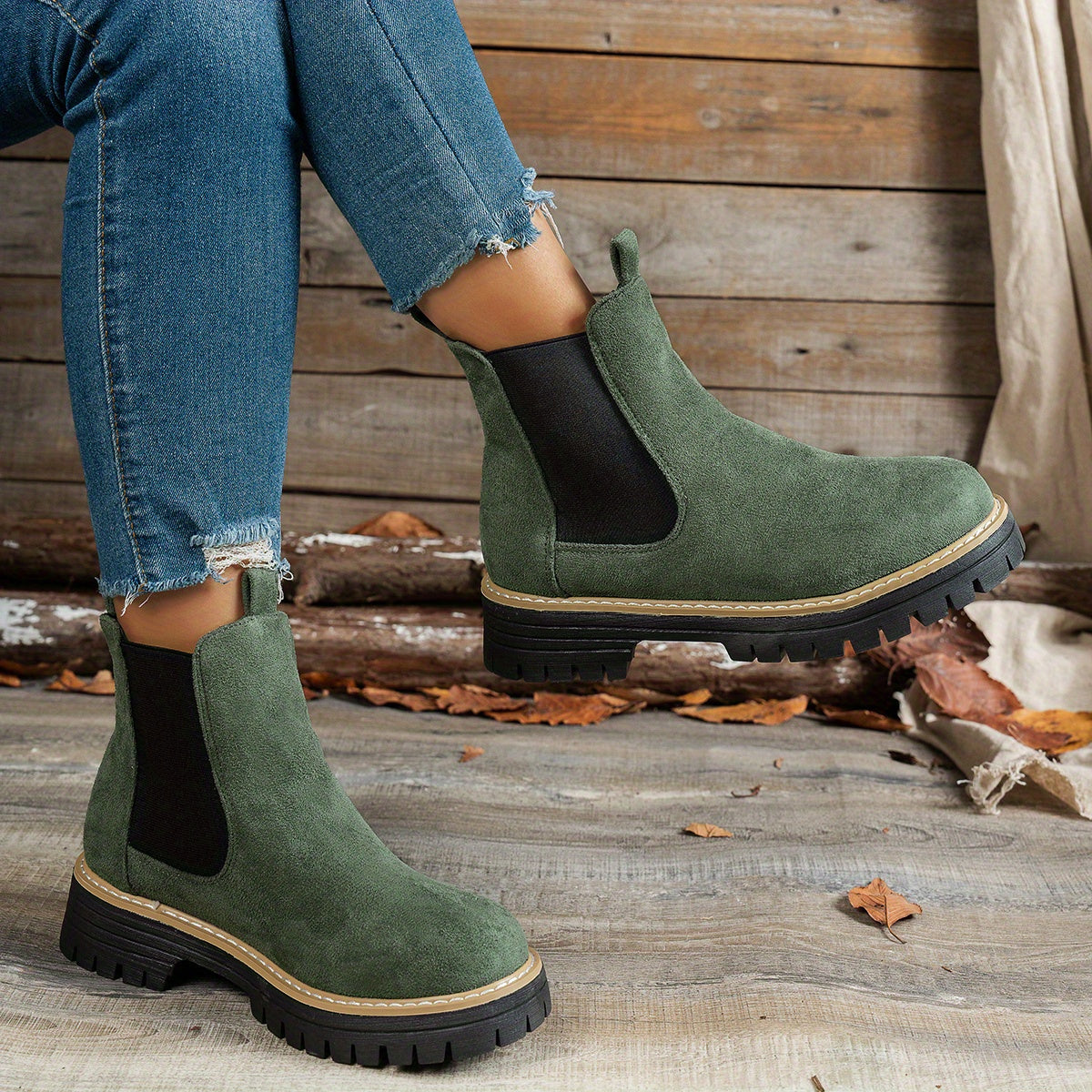 Women's Chelsea Platform Ankle Boots