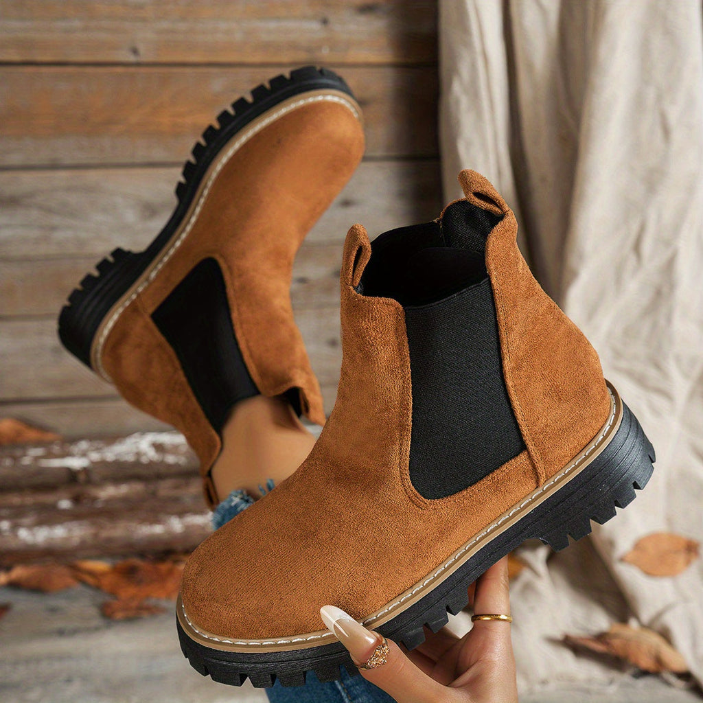 Women's Chelsea Platform Ankle Boots