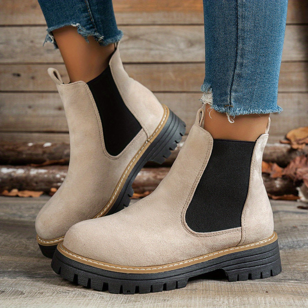 Women's Chelsea Platform Ankle Boots