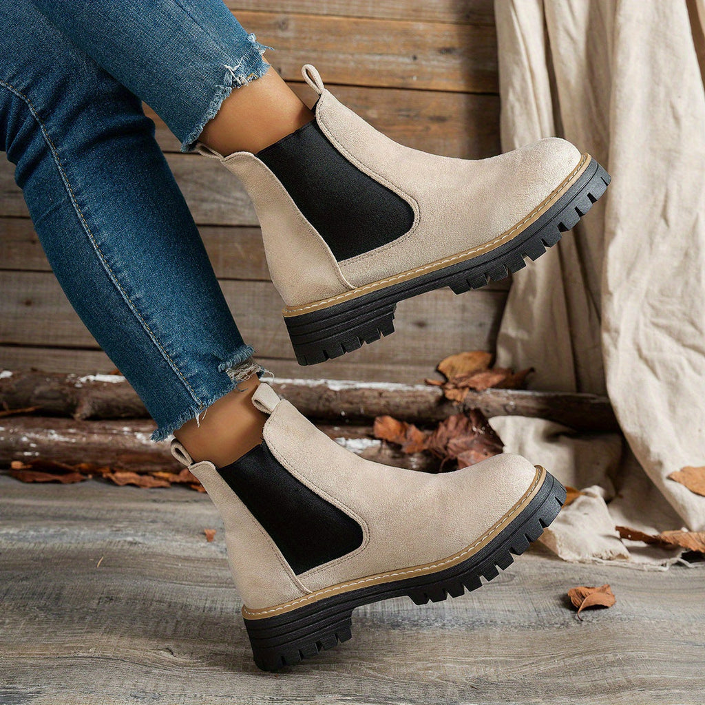 Women's Chelsea Platform Ankle Boots