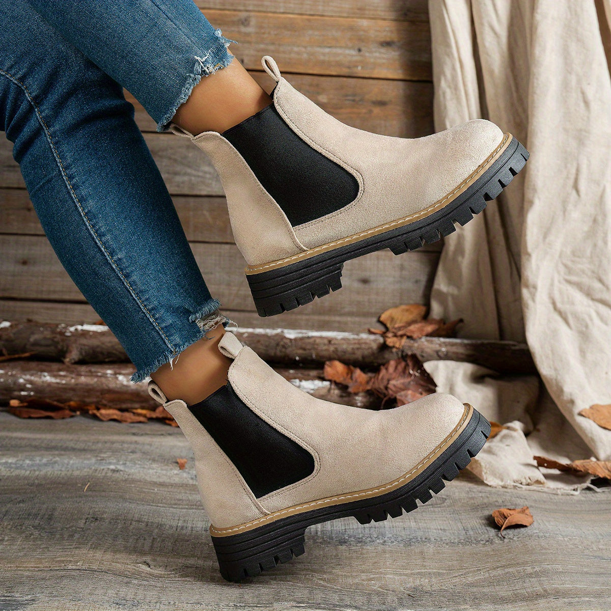 Women's Chelsea Platform Ankle Boots