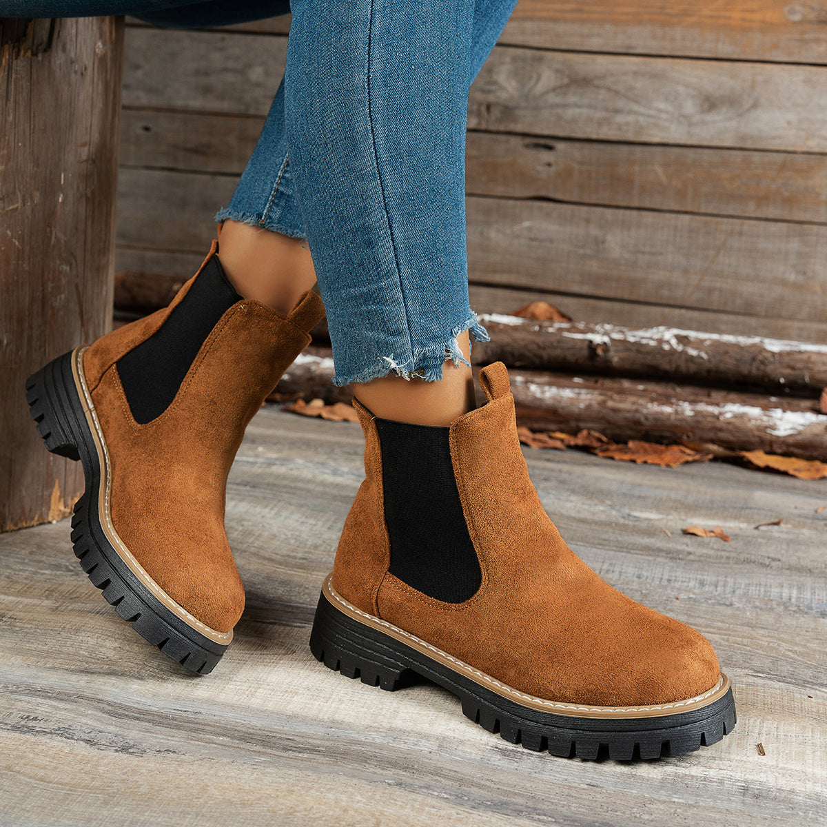 Women's Chelsea Platform Ankle Boots