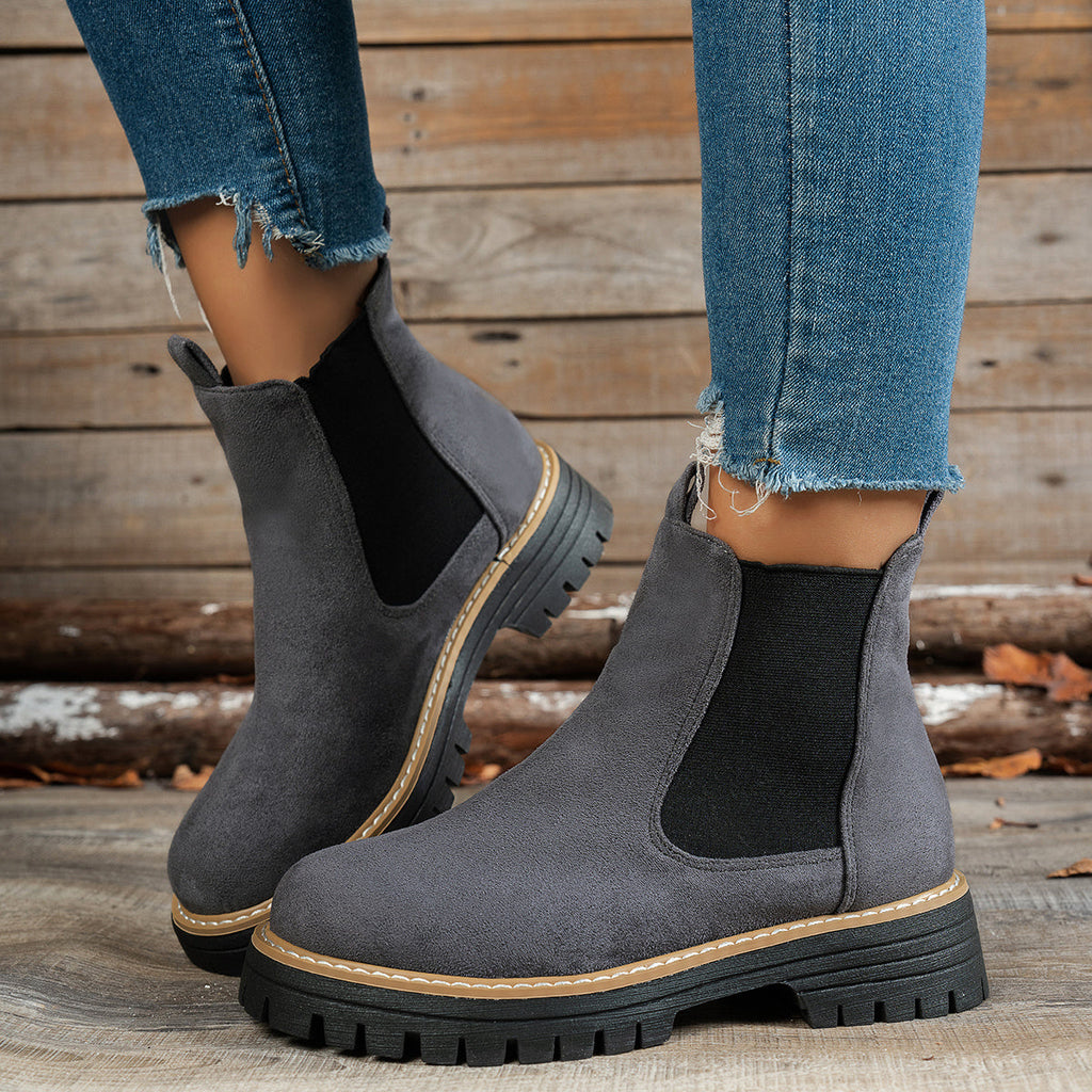 Women's Chelsea Platform Ankle Boots