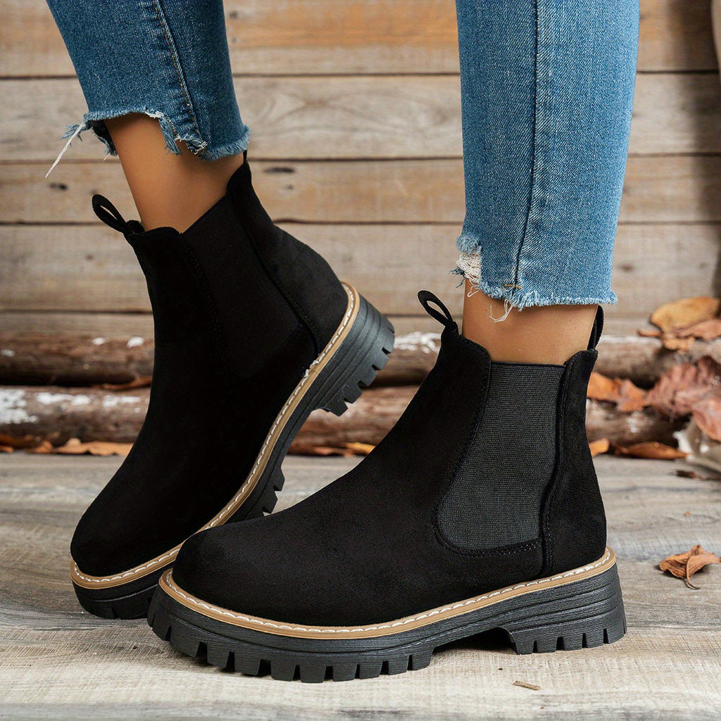 Women's Chelsea Platform Ankle Boots