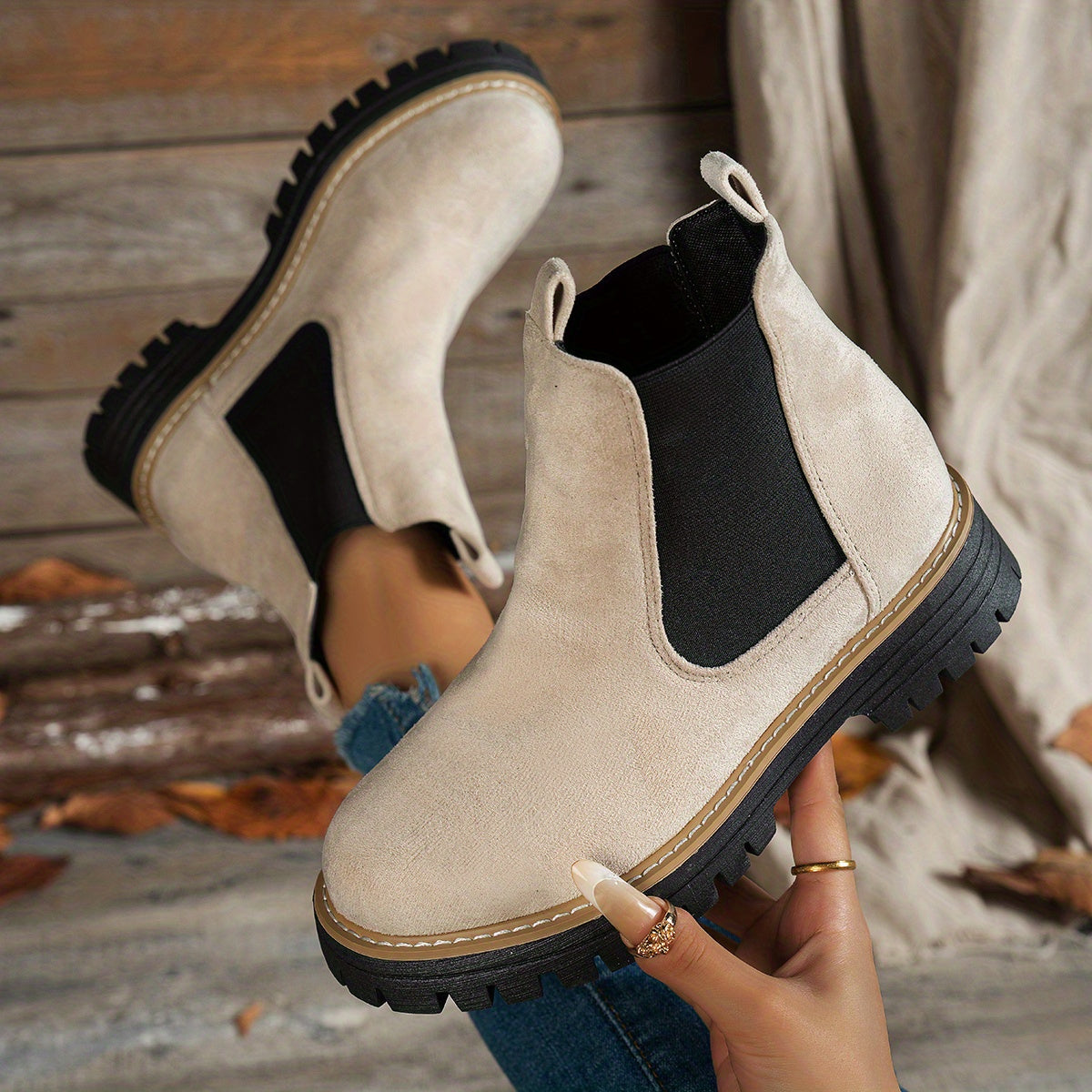 Women's Chelsea Platform Ankle Boots
