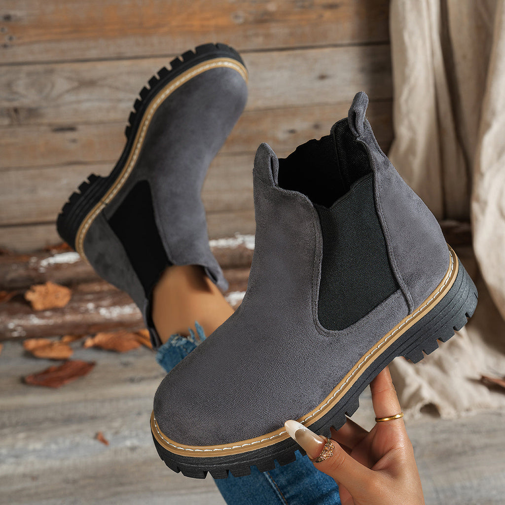 Women's Chelsea Platform Ankle Boots