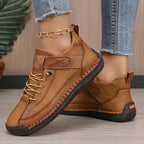 Women's Orthopedic Leather Sneakers Everyday Comfort