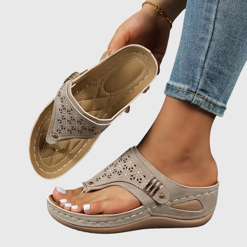 Women's Cushioned Orthopedic Slide Sandals Everyday Comfort