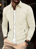 Men's Zip Up Shirt Comfortable Stylish Durable Versatile Smart