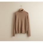 Women's Diamond Knit Turtleneck Sweater