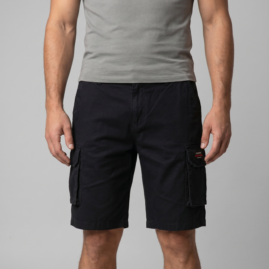 Men's Cargo Shorts Relaxed Fit Utility Pocket Casual Style