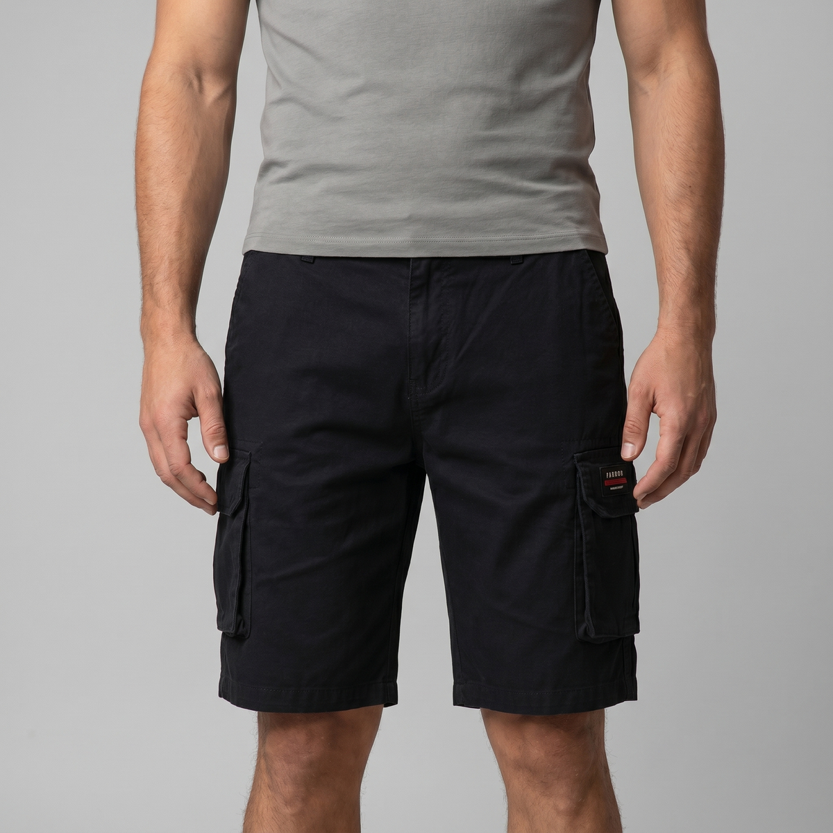 Men's Cargo Shorts Relaxed Fit Utility Pocket Casual Style