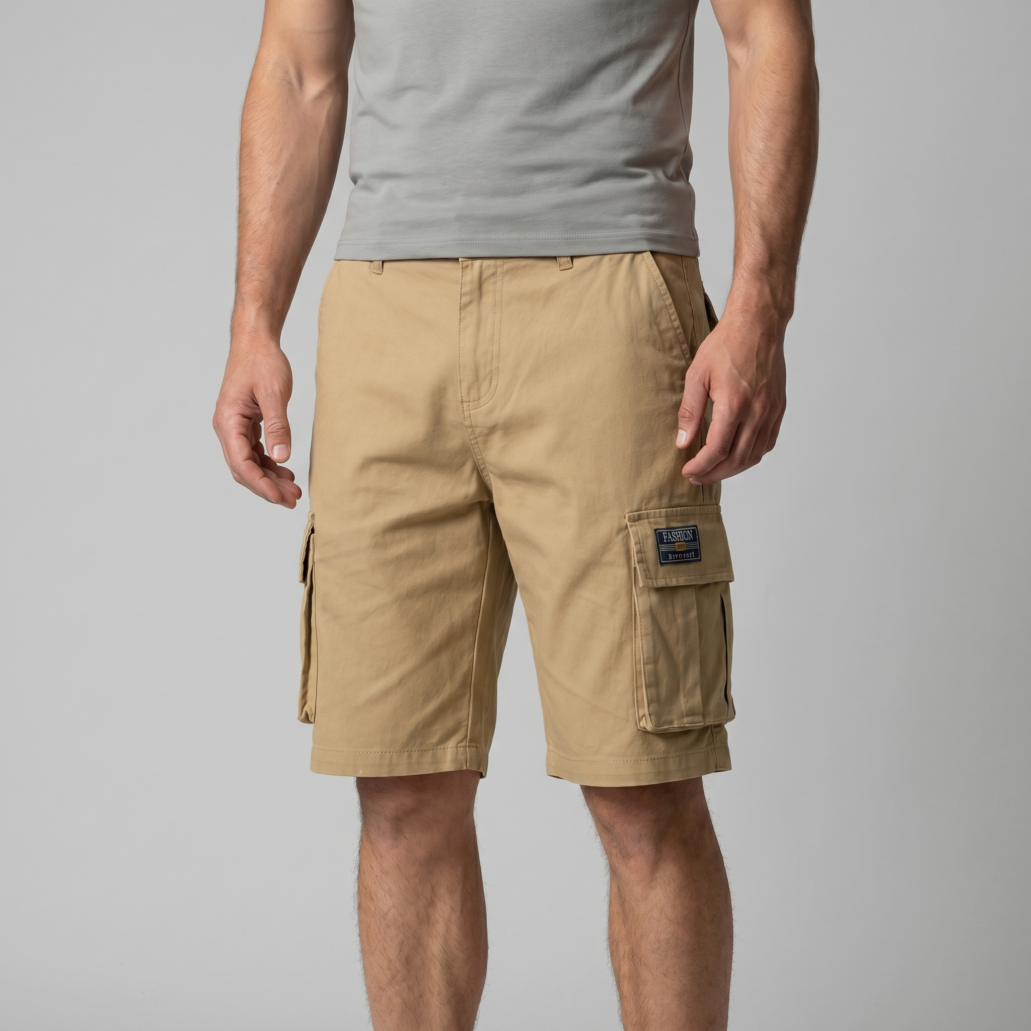 Men's Cargo Shorts Relaxed Fit Utility Pocket Casual Style