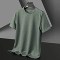 Men's Textured Crew Neck Short Sleeve T Shirt