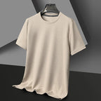 Men's Textured Crew Neck Short Sleeve T Shirt