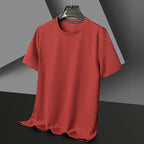 Men's Textured Crew Neck Short Sleeve T Shirt