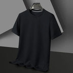 Men's Textured Crew Neck Short Sleeve T Shirt