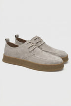 Men's Casual Lace Up Shoes with Cushioned Platform Sole