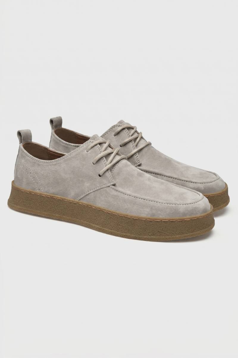 Men's Casual Lace Up Shoes with Cushioned Platform Sole