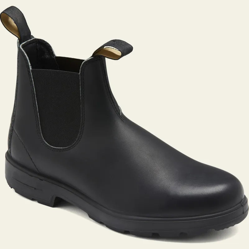 Men's Waterproof Chelsea Boots Slip On Vegan Leather Footwear