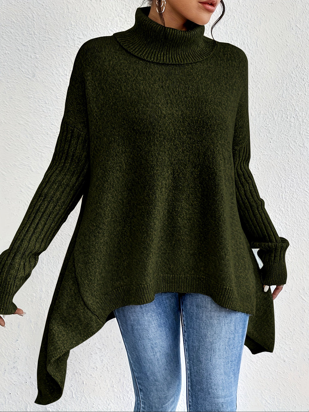Women's Turtleneck Oversized Sweater