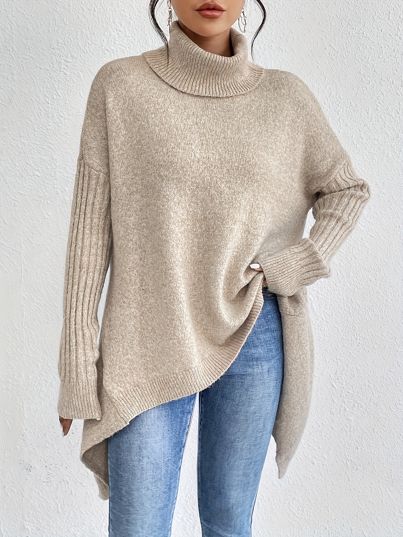 Women's Turtleneck Oversized Sweater