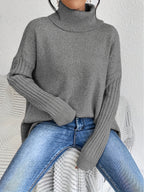 Women's Turtleneck Oversized Sweater