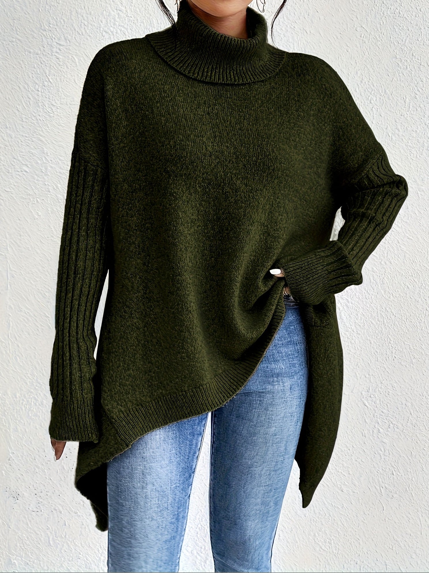 Women's Turtleneck Oversized Sweater
