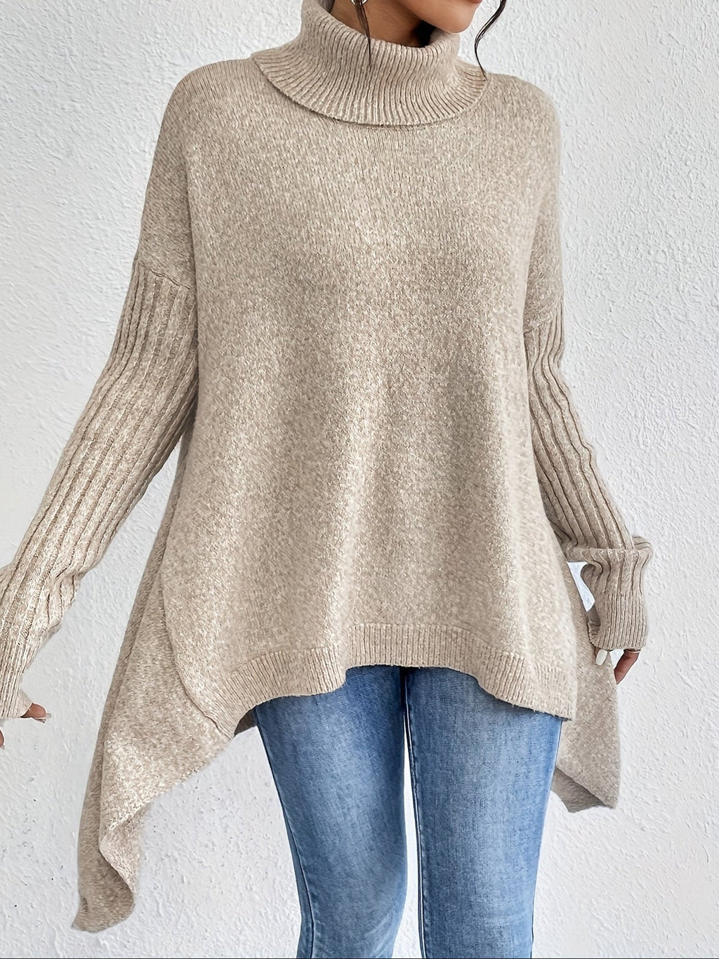Women's Turtleneck Oversized Sweater
