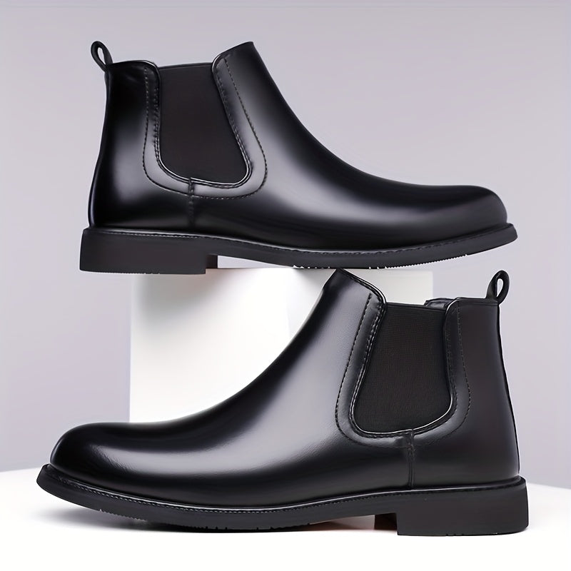 Women's Dark Brown Everyday Chelsea Boots with Flexible Sides