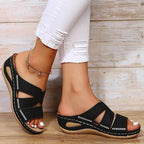 Women's Cross-Strap Sandals Orthopedic Adjustable Comfort