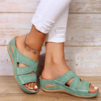 Women's Cross-Strap Sandals Orthopedic Adjustable Comfort