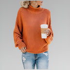 Women's Chunky Knit Turtleneck Sweater