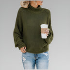 Women's Chunky Knit Turtleneck Sweater