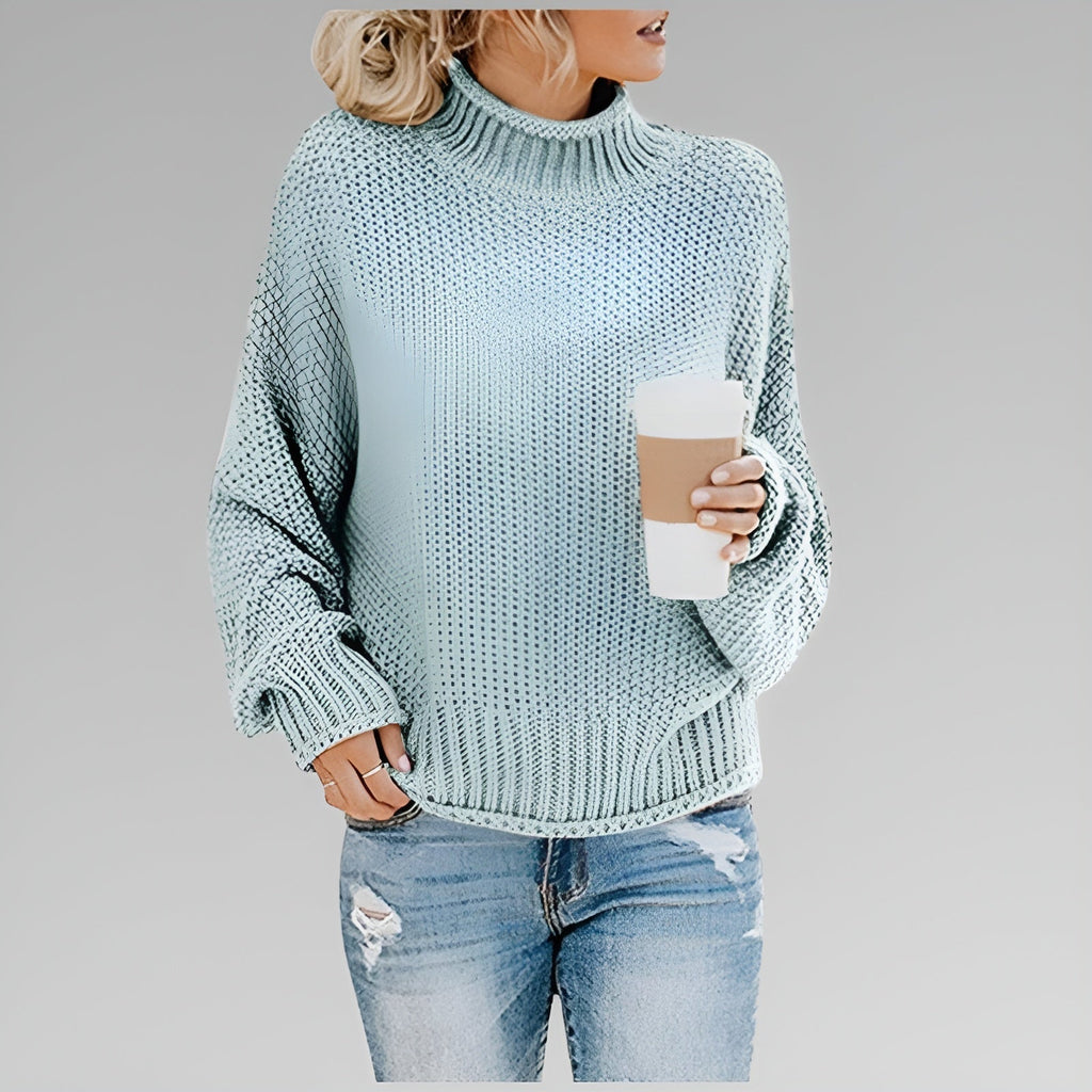 Women's Chunky Knit Turtleneck Sweater