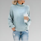 Women's Chunky Knit Turtleneck Sweater
