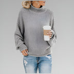 Women's Chunky Knit Turtleneck Sweater