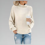 Women's Chunky Knit Turtleneck Sweater