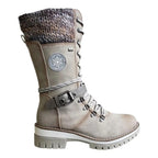 Women's Lace-Up Mid-Calf Winter Boots
