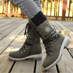 Women's Lace-Up Mid-Calf Winter Boots
