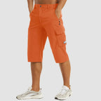 Men's Stretch Cargo Bermuda Shorts with Utility Pockets