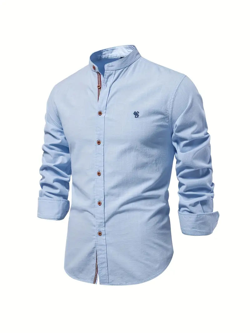 Men's Classic Button Shirt Elegant Comfortable Breathable Stylish Casual
