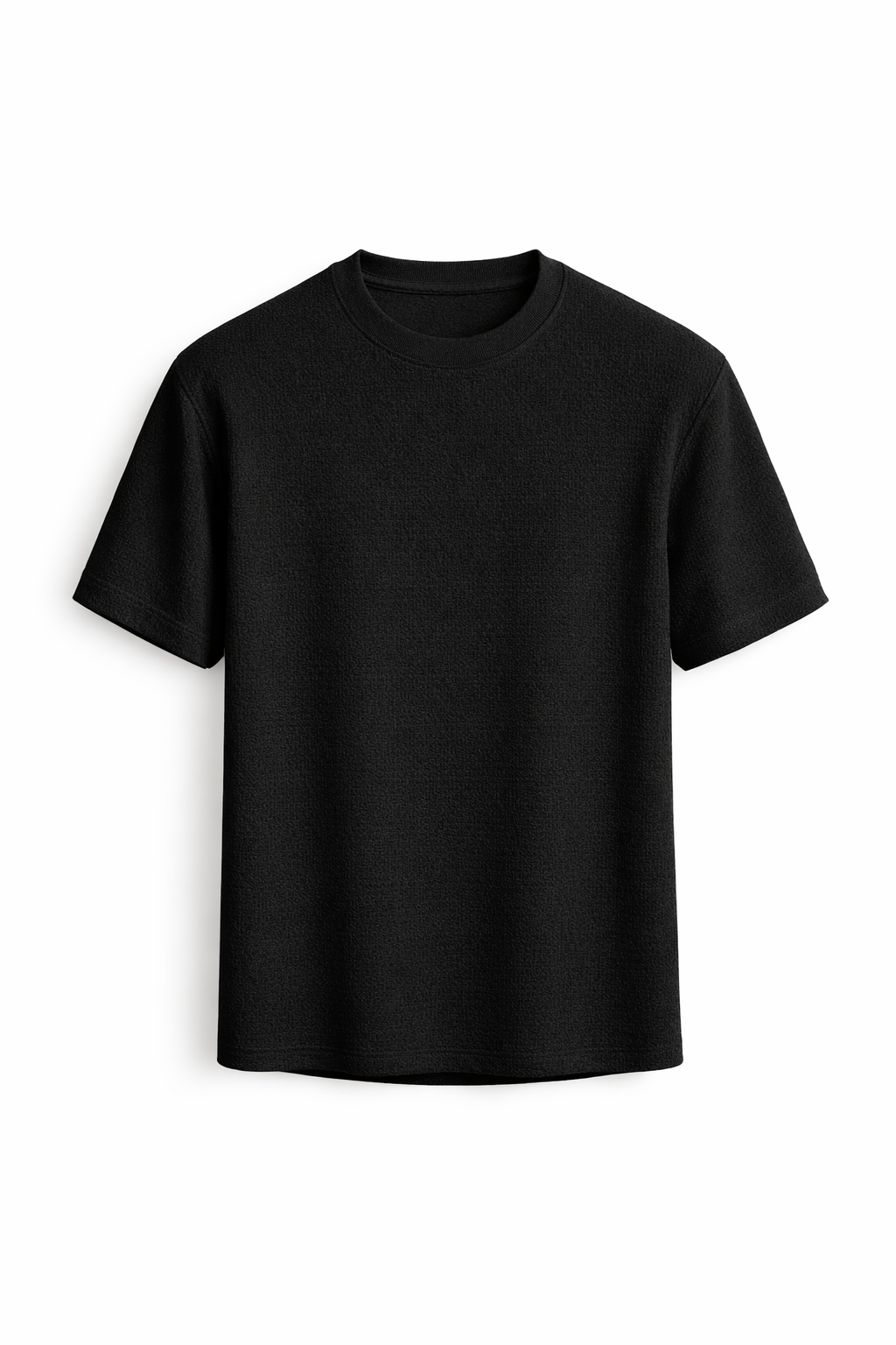 Men's Textured Short Sleeve T Shirt Relaxed Fit Summer