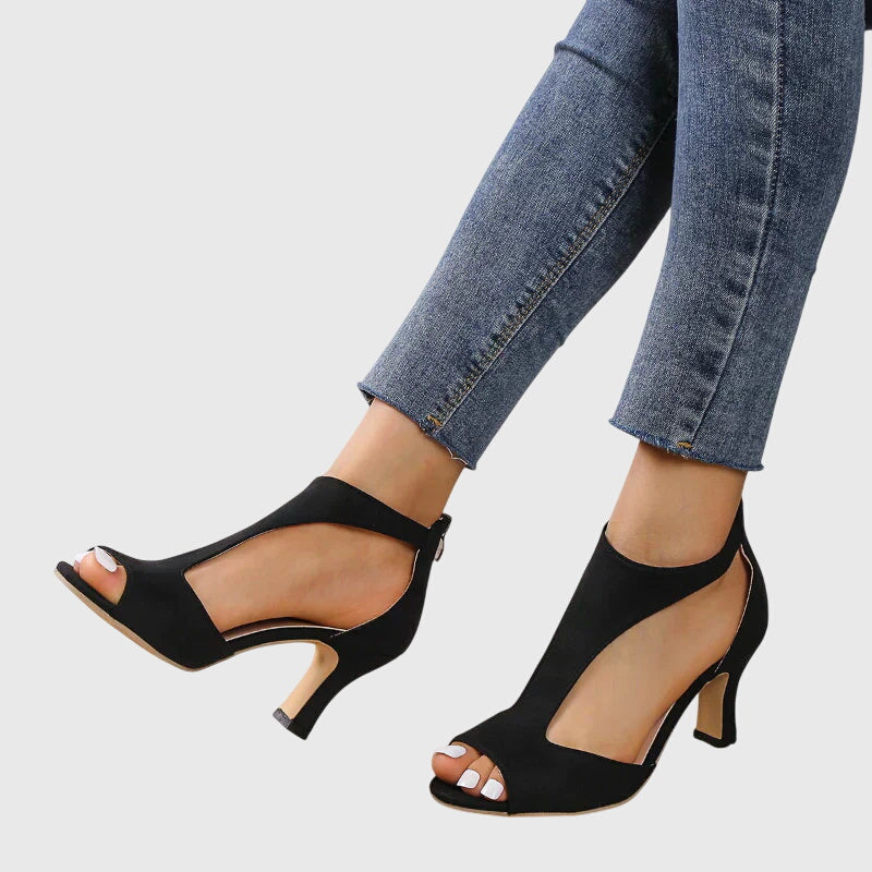 Women's Orthopedic Stretch Knit Heels for All-Day Wear