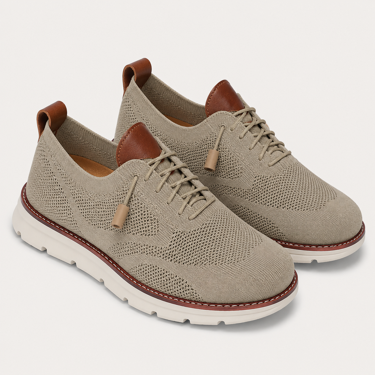 Men's Breathable Knit Sneakers Lightweight Casual Trainers for Everyday