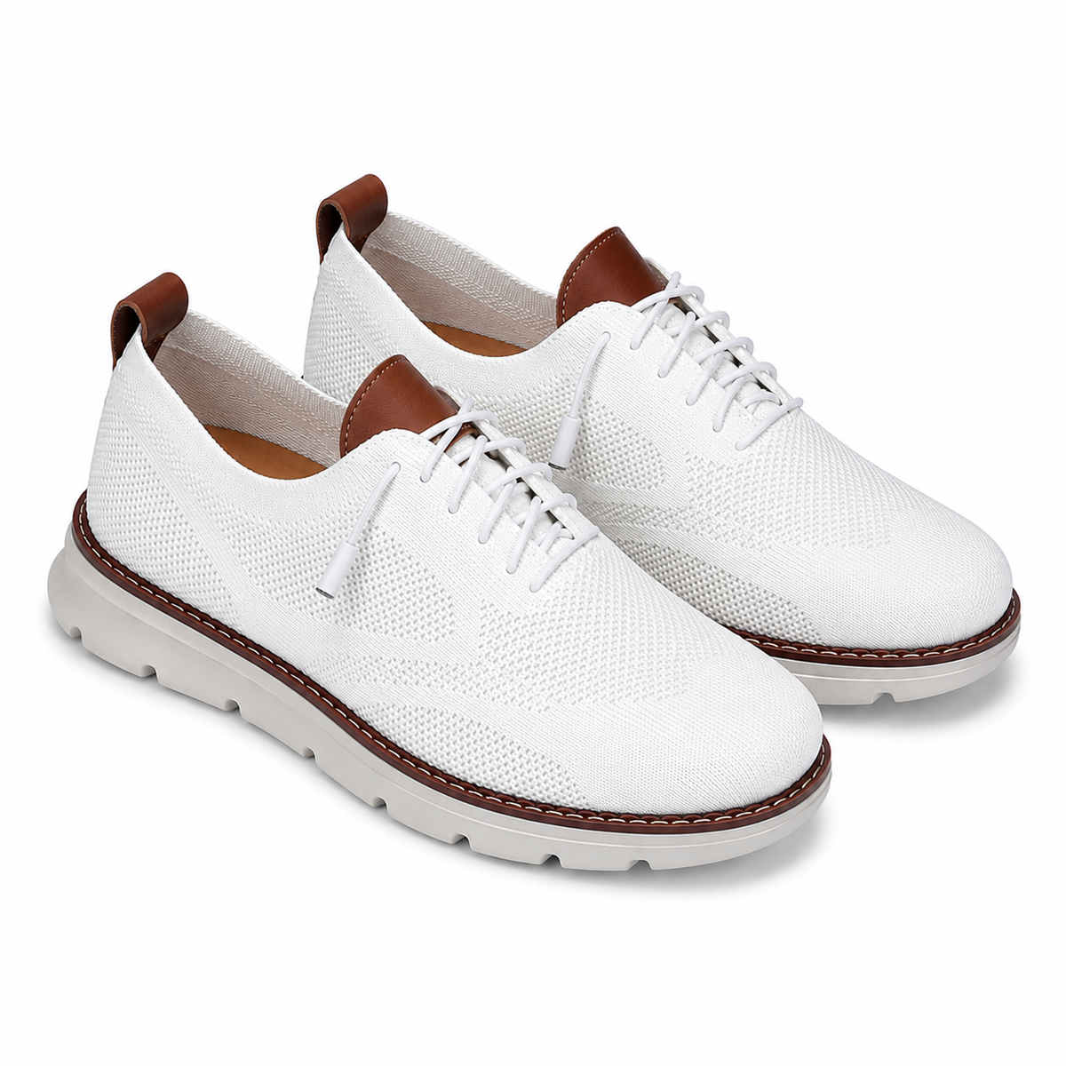 Men's Breathable Knit Sneakers Lightweight Casual Trainers for Everyday