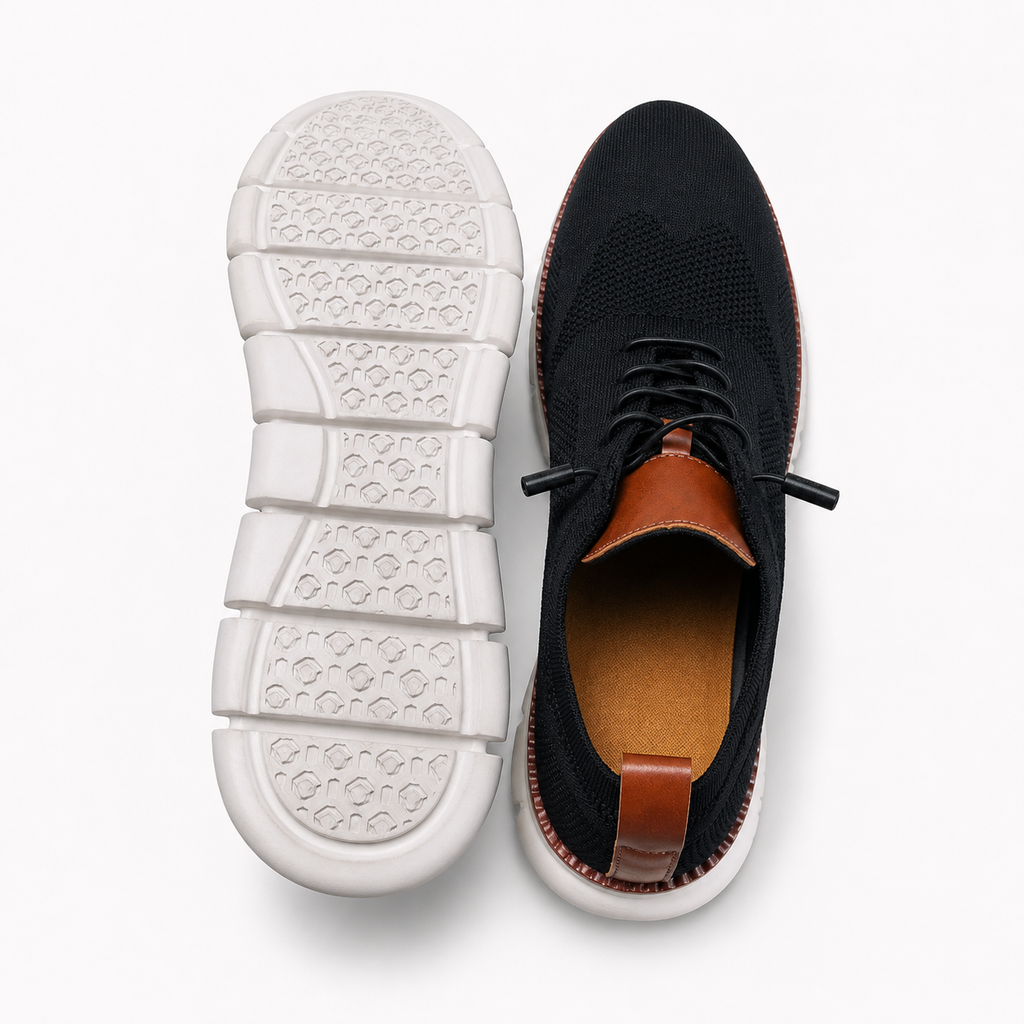 Men's Breathable Knit Sneakers Lightweight Casual Trainers for Everyday