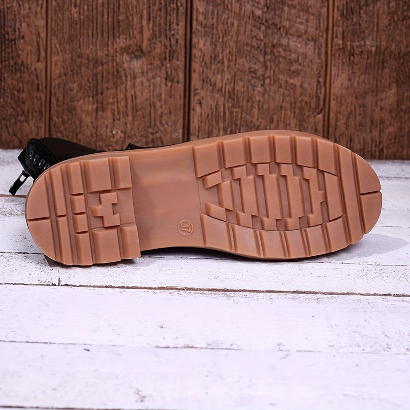 Women's Lace-Up Combat Ankle Boot
