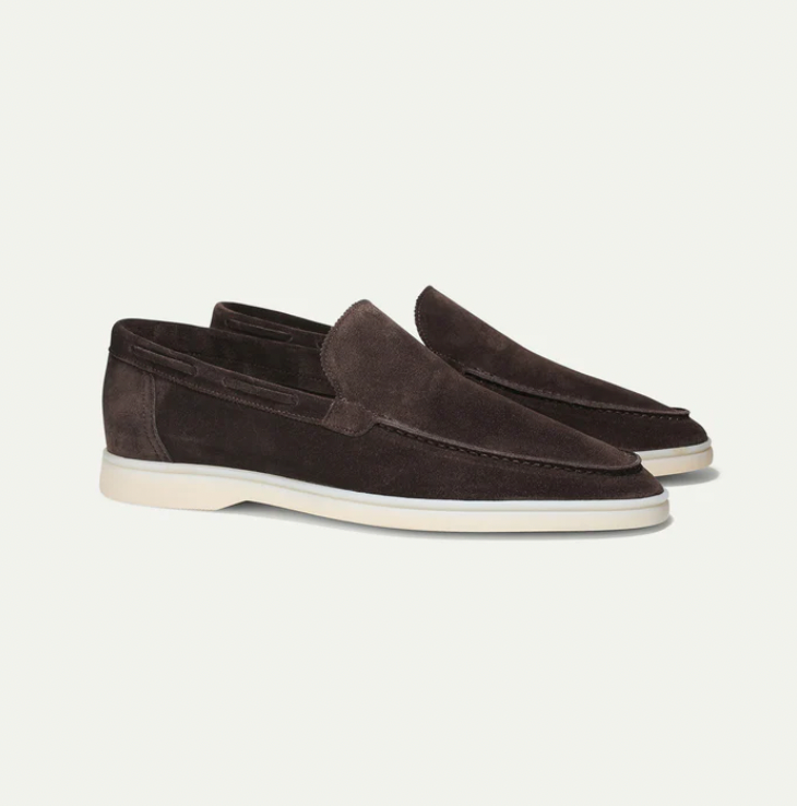 Men's Suede Slip On Loafers Smart Casual Driving Shoes